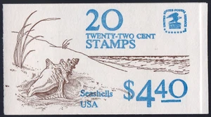 Scott #BK147 (2121a) Seashells Booklet of 20 Stamps - MNH - Picture 1 of 2