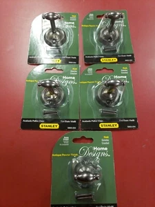 5x 5 units Stanley s803-254 Franklin Straight Single Robe Hook 2" Antique Pewter - Picture 1 of 4