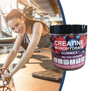 Creatine Monohydrate Gummies Complex 8000mgChewable for Women Men 120Pcs- - Picture 1 of 9