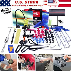 PDR Car Body Dent Puller Glue Gun Tool Paintless Hail Damage Remover Repair Kit - Foto 1 di 27