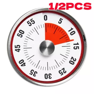 Magnetic Kitchen Cooking Timer Clock /Red - Picture 1 of 10