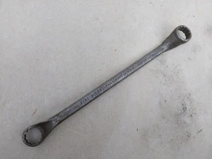 Vintage 1940s PLOMB 8183 MADE IN USA 3/4 x 25/32 offset double box end wrench - Picture 1 of 5