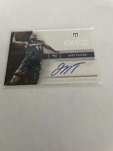 2013 Panini Momentum Momentous Rookies Autograph Jeff Taylor (#57)