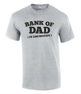 Camiseta Bank Of Dad Cumpleaños Día del Padre Divertida Ruda Camiseta Hombre T0045 - Imagen 1 de 7