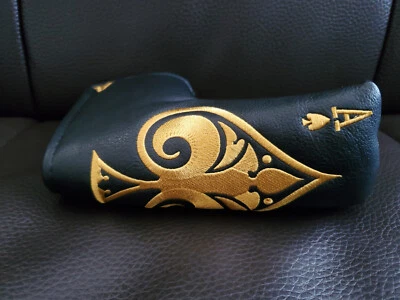 Gold Ace Limited Black magnetic Golf Blade Putter fits Odyssey/Ping head cover⛳