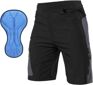 Tomshoo Herren Fahrradshorts mit Taschen 3D Polsterung Ganztag MTB Fahrradhose - XL - Bild 1 von 14
