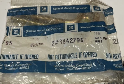 63 66 67 68 69 70 71 72 Chevy GMC c20 c30 camión NOS silenciador correa pernos 3842795 Foto 1 de 2