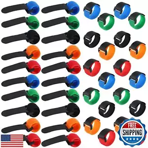 40 Pieces Fishing Rod Straps Fishing Rod Ties Fishing Pole Straps Fishing Bel - Picture 1 of 5