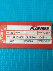 Plansee - 8 x neue Hartmetall-Dreheinsätze RCMT 1204MSON SR127 - Bild 1 von 2