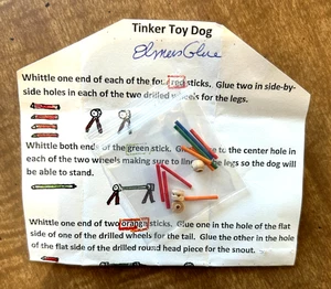 MINIATUR PUPPENHAUS KINDER BASTELSPIELZEUG HUND SET - DO IT YOURSELF - MASSSTAB 1:12 - Bild 1 von 3