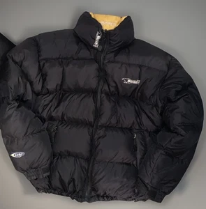 Rare Vintage BEAR USA Extreme Weather Reversible Duck Down Puffer Jacket Sz L - Bild 1 von 10