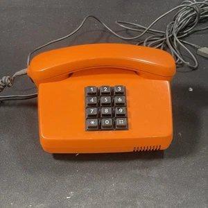Vintage Tasten Orange FeTAp 751-1 Baujahr 1981 Post Telefon AF Ungetestet - Afbeelding 1 van 14