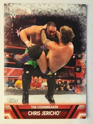 2017 Topps WWE Then Now Forever #F-17 CHRIS JERICHO FINISHERS & SIGNATURE MOVES - Image 1 of 2