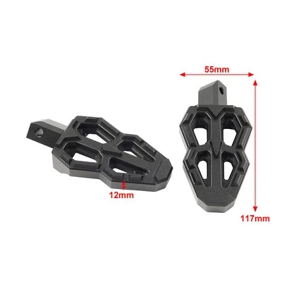 Rear Foot Pedal Black Footpegs For Benelli TNT 600 300 302S For QJMotor 350 400 — 第 1/4 张图片