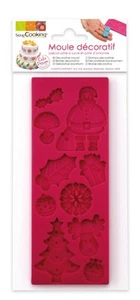 Molde De Silicona Para Pasta De Azúcar Navidad - Imagen 1 de 1