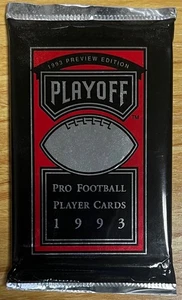 1993 Playoff Football Preview Edition Sealed Pack - Bild 1 von 2
