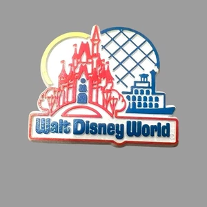 VTG 90s Walt Disney World 2" Rubber Souvenir Refrigerator Magnet - Picture 1 of 1
