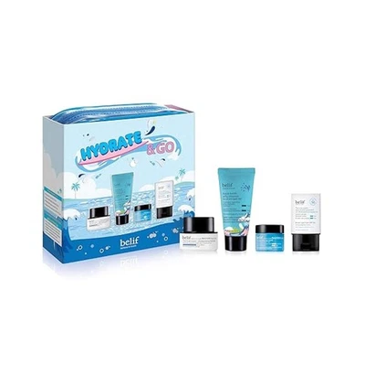 Kit Hydrate & Go - Set de regalo coreano para el cuidado de la piel de 4 pasos con tónico, hidratante B... Foto 1 de 4