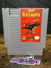 Wrath of the Black Manta (Nintendo NES) Cleaned, Tested & Authentic Blockbuster⭐