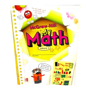McGraw Hill MY MATH Volume 2 Grade K Paperback Student Workbook 2013 - Picture 1 of 2