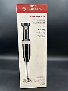 KitchenAid Cordless Hand Blender Variable Speed Onyx Black (KHBBV53OB) - Picture 1 of 6