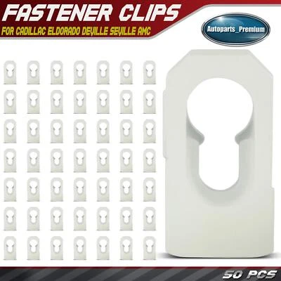 50 piezas retenedor de clip de moldura superior de 14,29 x 19,05 mm para Cadillac Eldorado AMC Foto 1 de 4