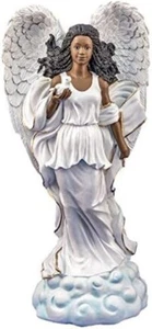 Angel in White with Dove,Sculptures & Figurines - Picture 1 of 1