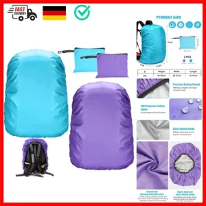 2 Stück Regenschutz für Rucksäcke Schulranzen,30-40L Regenhülle Rucksack,Hoh... - Bild 1 von 9