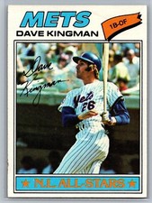 1977 Topps Dave Kingman New York Mets #500 NM