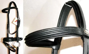 FSS Alemán IGLÚ DOBLE TRIPLE ELEVADO BRIDA CÓMODA ANCHO 4,5 CM MANIVELA Banda Nariz - Imagen 1 de 36
