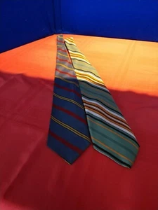 2 Vintage Neckties Corsair & Colosseo DIROMA - Picture 1 of 7