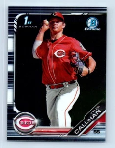 2019 Bowman Chrome Draft Tyler Callihan Reflacted Side! Cincinnati Reds #BDC-47 - Picture 1 of 2