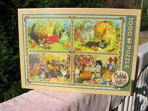 Cobble Hill "Purrrr" Katzen 1000-teiliges Puzzle ~ Neu & versiegelt! - Bild 1 von 6