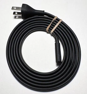 OEM APPLE BLACK 2-PRONG AC POWER CORD - Mac mini 2018, M1 2020, M2 2023 - Picture 1 of 5