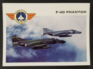 F-4D Phantom 1992 Wings of Fire Plane Jet Panini Card #59 (NM)