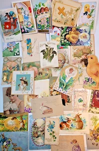 Ostern Postkarten Karten Lot 30+ Anfang 1900 Antik und Vintage Ephemera - Bild 1 von 24