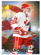 1994-95 Pinnacle #524 ED JOVANOVSKI 'WORLD JUNIORS' RC!