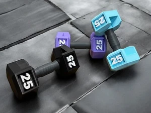 Dumbbell Business Card Holder Gym Athletic Trainer Gift Strength Weightlifter - Picture 1 of 16