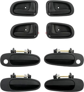 Set maniglie porta, compatibili con Toyota Corolla 1993-1997, Geo/Chevy Prizm | - Foto 1 di 7