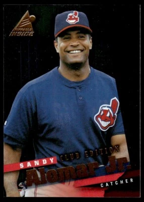 1998 Pinnacle Inside CLUB EDITION Sandy Alomar Jr. Auto Cleveland Indians #1 - Image 1 of 2