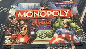 Monopoly Marvel Avengers Edition Board Game Hasbro USA Made Complete - Picture 1 of 1