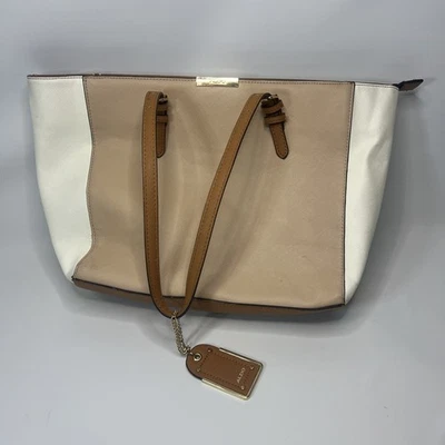 Bolso de Mano Aldo Rosa y Blanco con Asas Marrón y Correa para el Hombro Cadena Aldo Dorada Foto 1 de 4