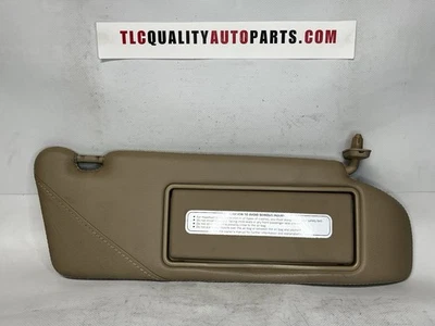 1994-1999 Mercedes-Benz W140 Passenger Right Leather Sun Visor Tan S500 S600READ - Image 1 of 4