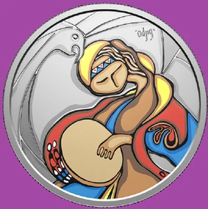 2025 Canada Artist Daphne Odjig Proof Silver $20 COL Coin Mint Set UNC - Picture 1 of 3