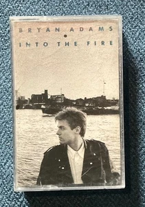 Bryan Adams- Into The Fire Cassette Tape - Picture 1 of 3