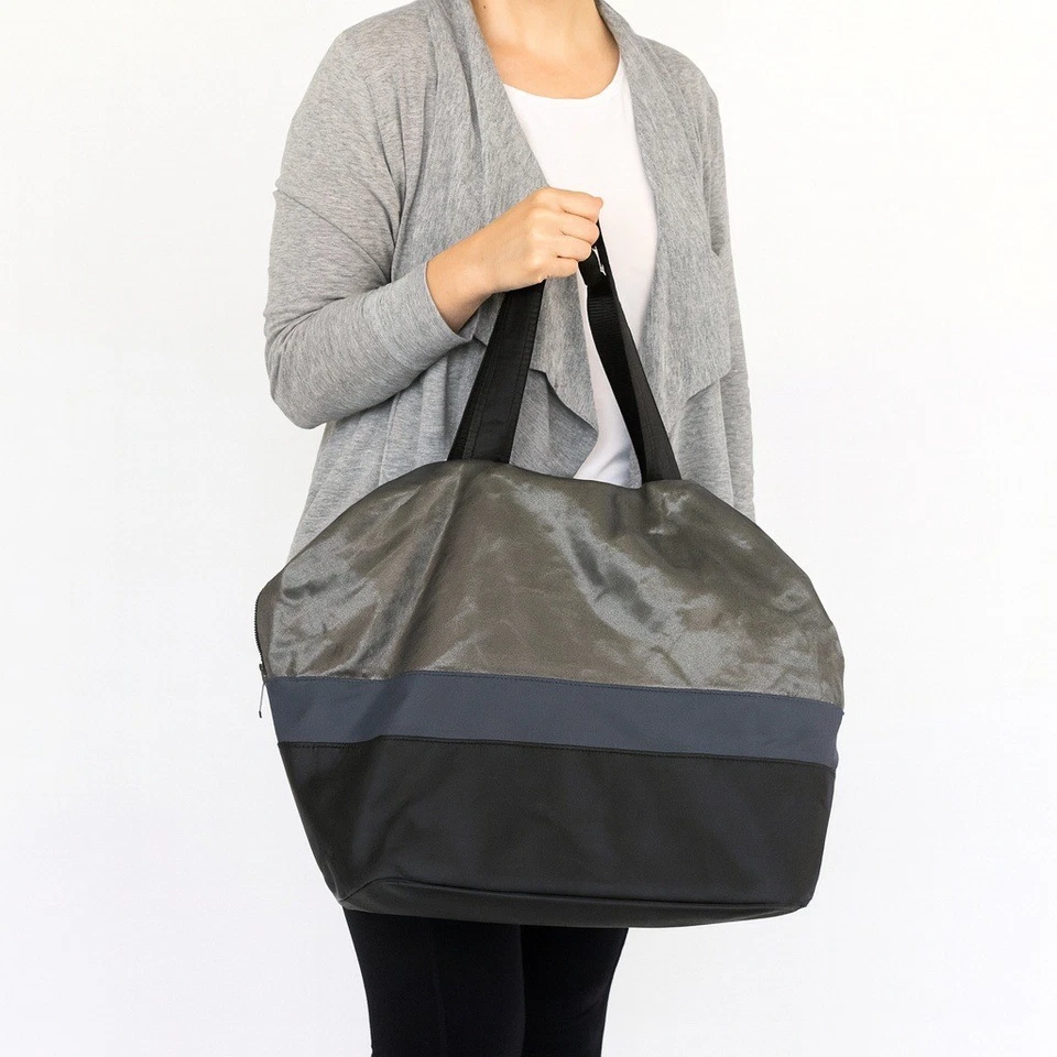 Bolsa tote Under Armour cinza preta bolsa de viagem academia bolsa de viagem - Imagem 1 de 4