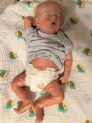 Reborn Baby Twin B - 18" Bonnie Brown Sculpt Authentic w/ COA - Image 1 of 4