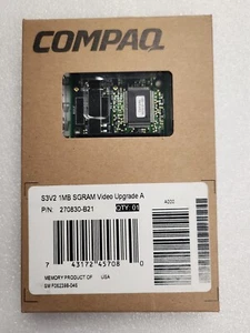 VINTAGE & NEW COMPAQ DP2000 HP 1MB VIDEO RAM UPGRADE 007216-001 VRAM - Picture 1 of 4