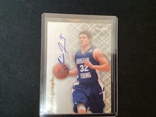 2011-12 Fleer Retro Skybox Autographics Jimmer Fredette RC Auto #96AU-JF