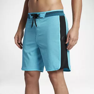 Pantalones cortos de tabla para hombre Hurley Phantom Hyperweave a rayas de movimiento de 18 - Imagen 1 de 31